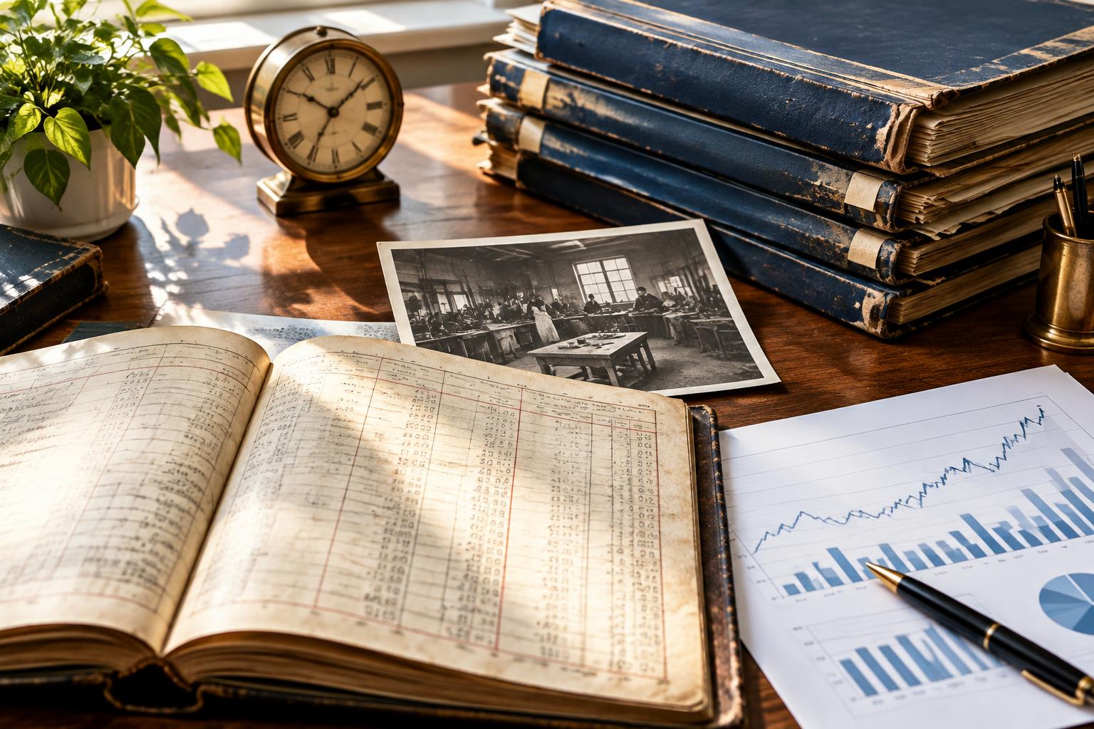 Illustrative archived financial records for a historical valuation date